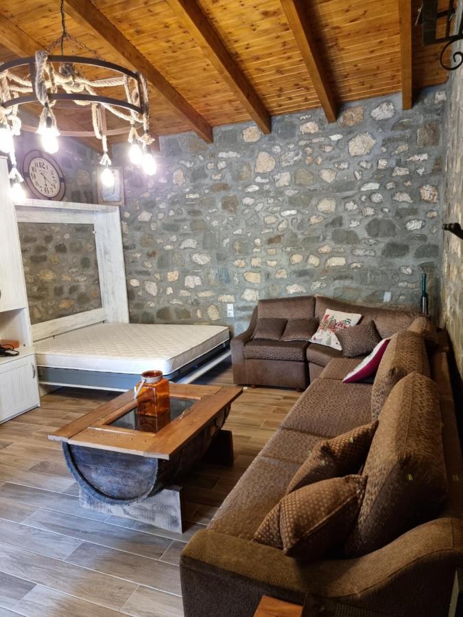 House With Big Garden And Barbeque In Nature Vourgareli Экстерьер фото