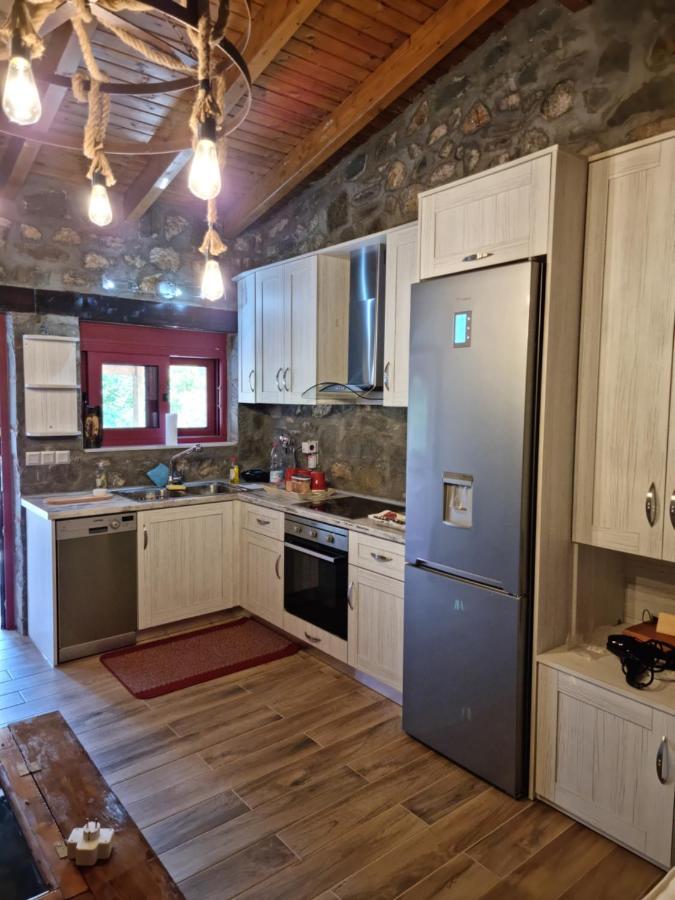House With Big Garden And Barbeque In Nature Vourgareli Экстерьер фото
