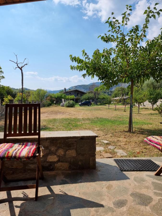 House With Big Garden And Barbeque In Nature Vourgareli Экстерьер фото