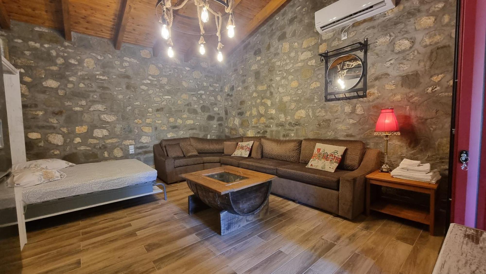House With Big Garden And Barbeque In Nature Vourgareli Экстерьер фото