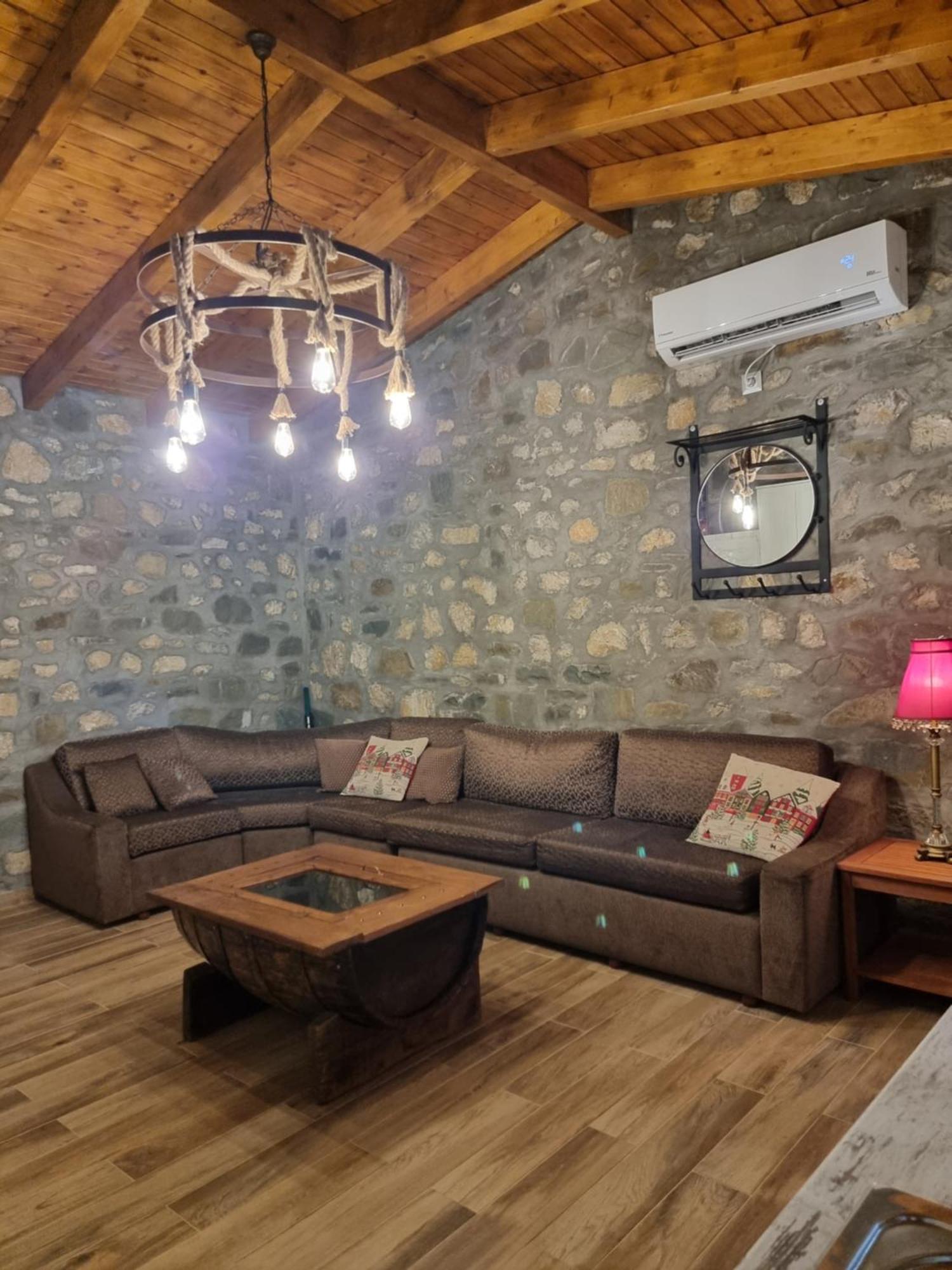 House With Big Garden And Barbeque In Nature Vourgareli Экстерьер фото